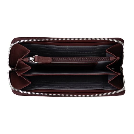 Jost Arva Porte-monnaie Protection RFID Cuir véritable 19 cm