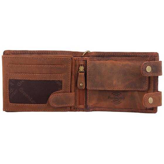 Greenland Nature Montenegro Porte-monnaie RFID Cuir 12 cm