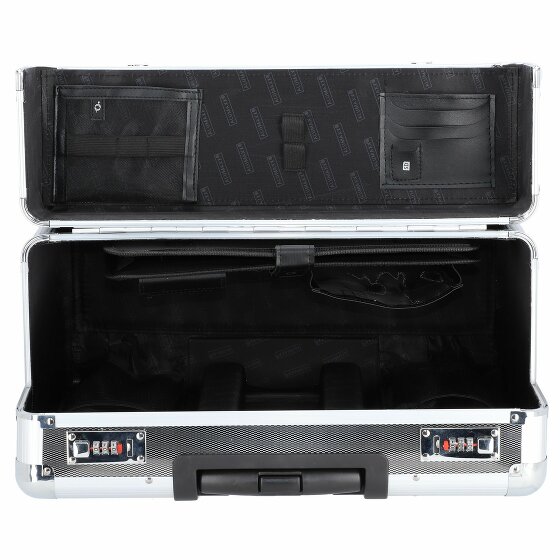 Alumaxx Valise de pilote à 2 roulettes 48 cm, compartiment pour ordinateur portable