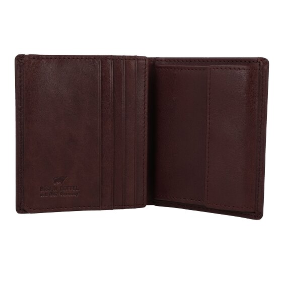Braun Büffel Arezzo Porte-monnaie Protection RFID Cuir 9.5 cm