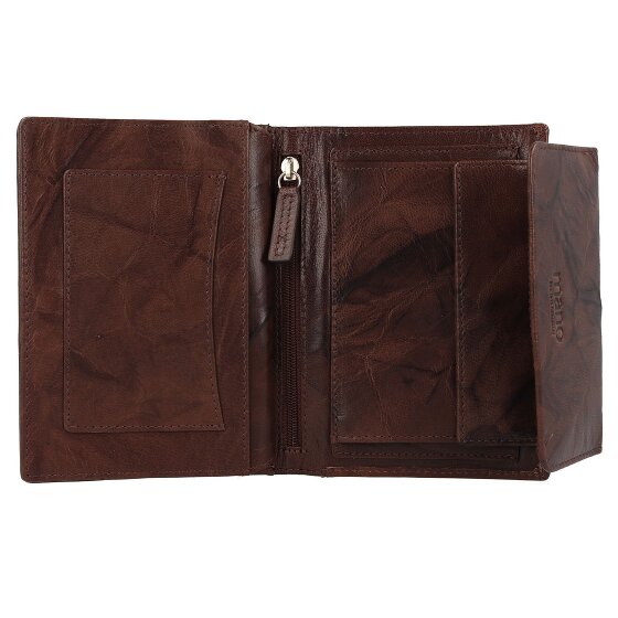 mano Donna Aurona Porte-monnaie en cuir RFID 14 cm