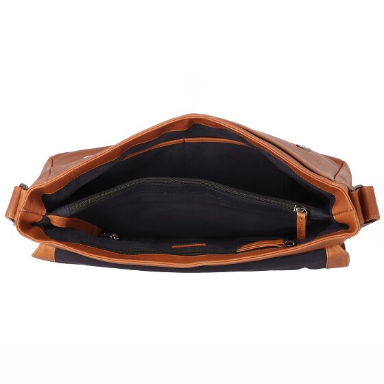Davidoff Essentials Messenger en cuir 38 cm