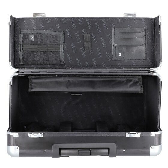 Alumaxx Valise de pilote à 4 roulettes 47 cm, compartiment pour ordinateur portable