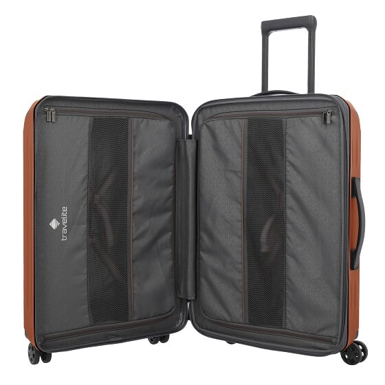 Travelite Dynamiic 4 roulettes Trolley 66 cm avec soufflet d'extension