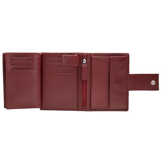 Maître Henau Dawina Porte-monnaie Protection RFID Cuir véritable 12.5 cm