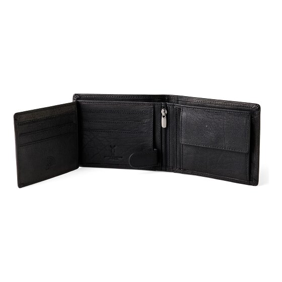 Jack Kinsky Porto 101 Porte-monnaie Protection RFID Cuir 12.5 cm