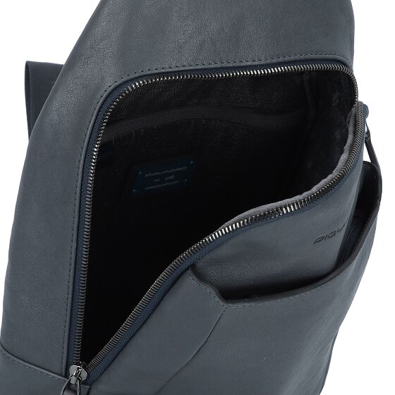Piquadro Black Square Cuir véritable 39 cm