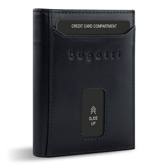 bugatti Secure Slim Porte-monnaie Protection RFID Cuir 8 cm