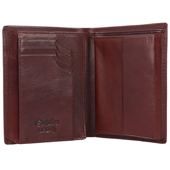 Esquire Toscana Porte-monnaie Protection RFID Cuir 9.5 cm