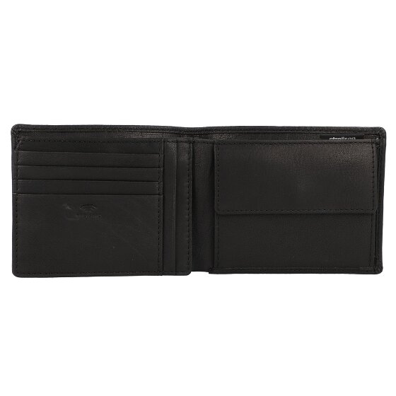 Strellson Blackwall BillFold H7 Porte-monnaie en cuir RFID 12 cm