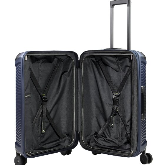 Travelite Millennium 4 roulettes Trolley 67 cm avec soufflet d'extension