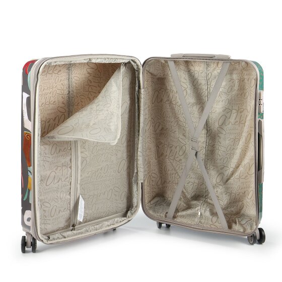 Anekke Muse 4 roulettes Set de valises 2 pièces avec soufflet d'extension