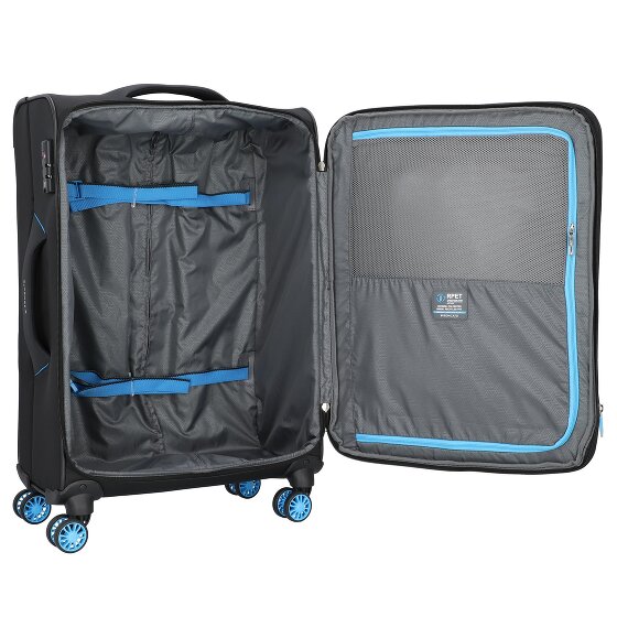 Roncato Crosslite 4 roues Set de valises 3 pièces avec soufflet d'extension