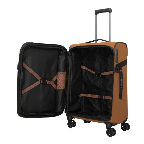 Travelite Briize 4 roulettes Set de valises 3 pièces avec soufflet d'extension