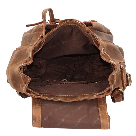 Greenburry Sac à dos Vintage City en cuir 25 cm
