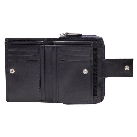 Maître Henau Diethilde Porte-monnaie Protection RFID Cuir véritable 12.5 cm