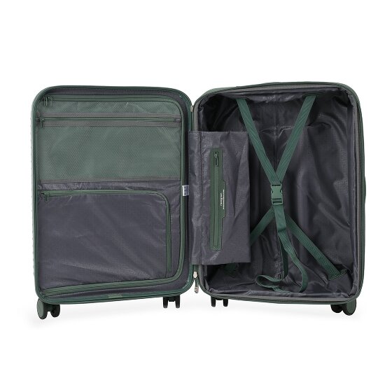 Hedgren Raku 4 roulettes Trolley 65.5 cm avec soufflet d'extension