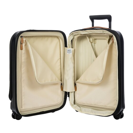 Bric's Taormina 4 roulettes Trolley S 57 cm avec soufflet d'extension