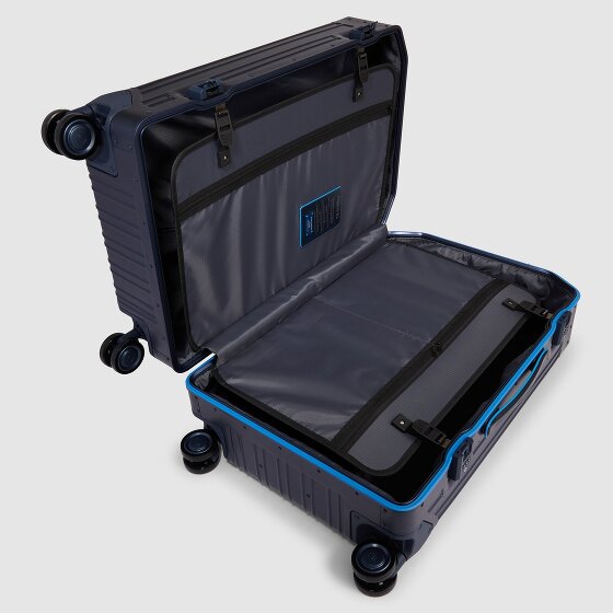 Piquadro Valise cabine PQ-Alub à 4 roues en aluminium, 79 cm