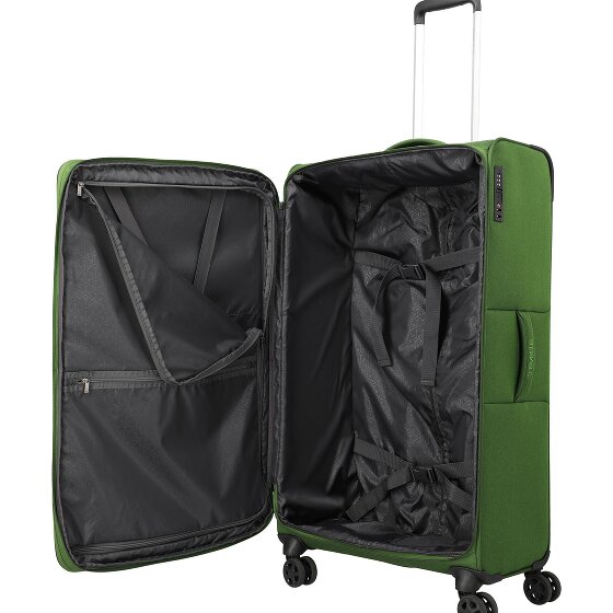 Travelite Cubis 4 roues Valise cabine L 83 cm avec soufflet d'extension