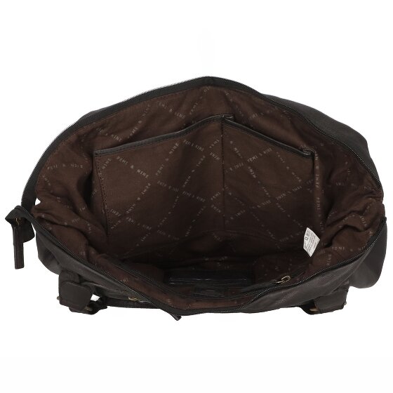 Greenland Nature Femi & Nine Sac à bandoulière en cuir 38 cm