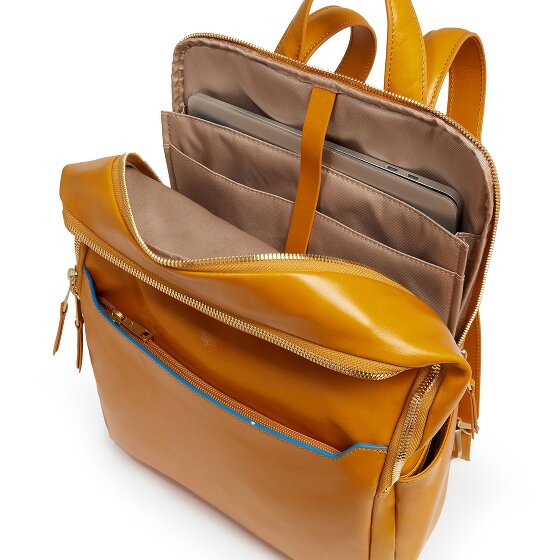 Piquadro Blue Square Daypack Protection RFID Cuir 37 cm Compartiment pour ordinateur portable