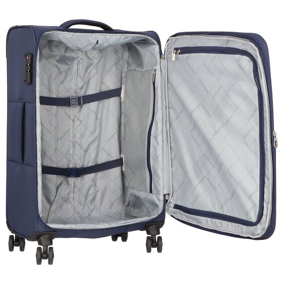 Worldpack Dublin 4 roulettes Set de valises 3 pièces avec soufflet d'extension