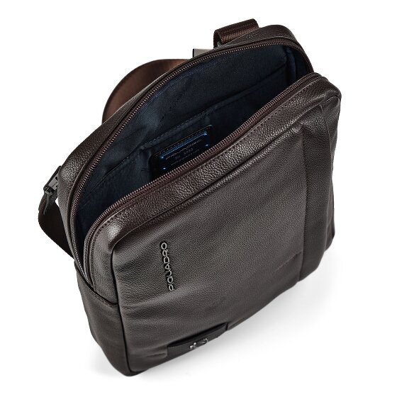 Piquadro Russel Sac à bandoulière Cuir véritable 27 cm