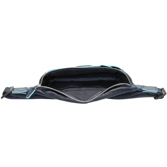 Piquadro Blue Square Sac banane en cuir 29 cm