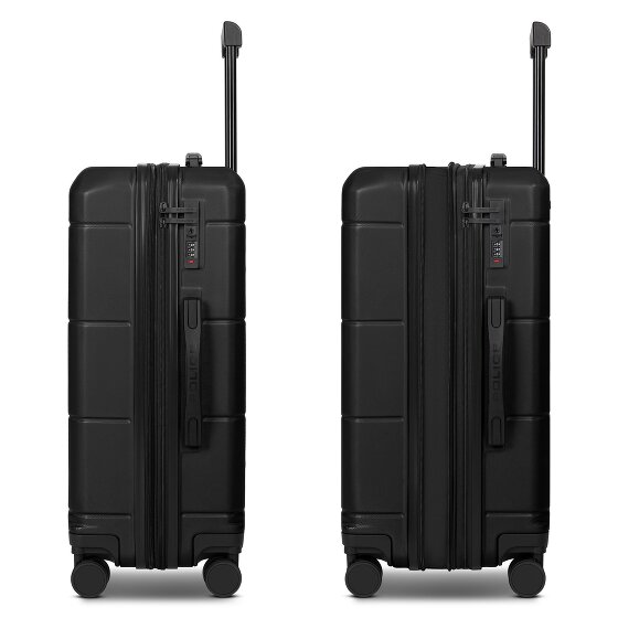 Police London 4 roulettes Trolley 64 cm avec soufflet d'extension