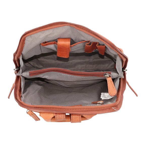 Spikes & Sparrow Sac à dos City en cuir 27 cm