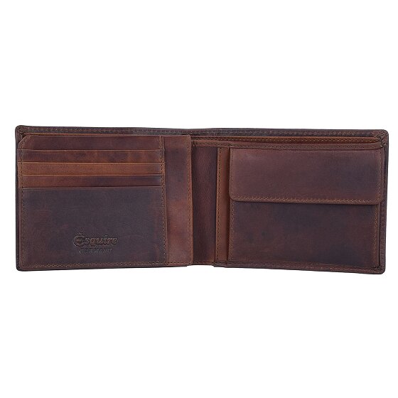 Esquire Porte-monnaie Esquire Dallas en cuir 12,5 cm