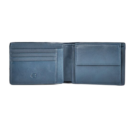 Piquadro Victor Porte-monnaie Protection RFID Cuir véritable 12.5 cm