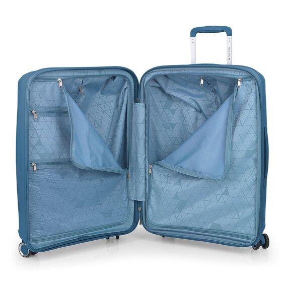 Gabol Queens 4 roues Set de valises 3 pièces avec soufflet d'extension