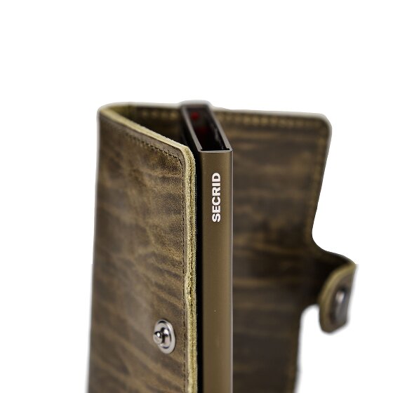 Secrid Miniwallet Étui pour cartes de crédit Protection RFID Cuir véritable 6.5 cm
