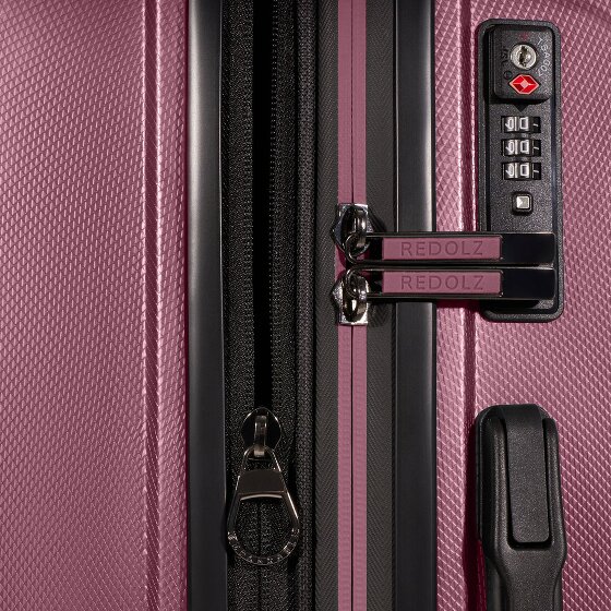 Redolz Essentials 14 4 roulettes Set de valises 3 pièces avec soufflet d'extension