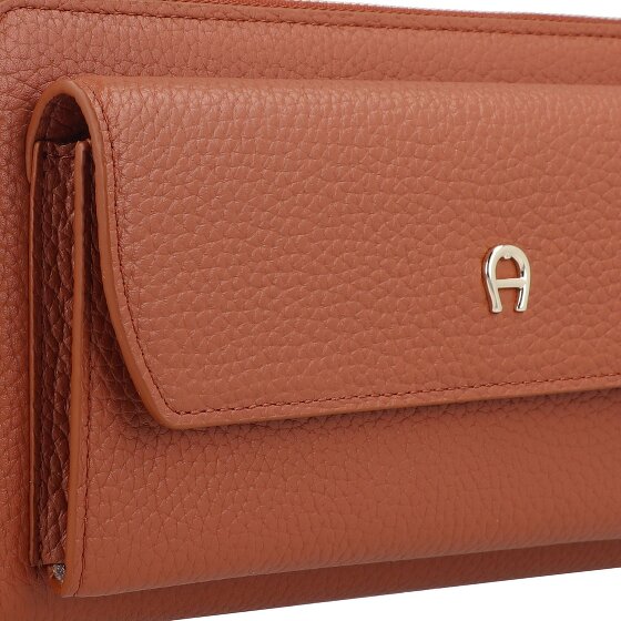 AIGNER Portefeuille d'embrayage Cuir véritable 20 cm