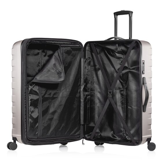 Pack Easy Clipper by Pack Easy Kosmo 4 roulettes Trolley 75 cm avec soufflet d'extension