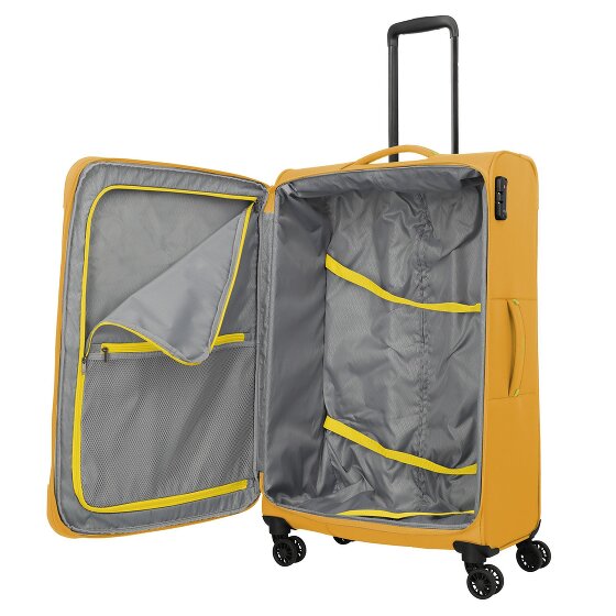 Travelite Umbria 4 roulettes Trolley L 77 cm avec soufflet d'extension