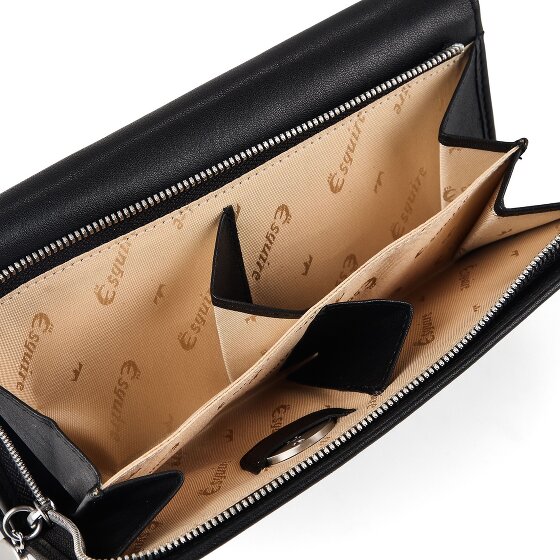 Esquire Athena Porte-monnaie Protection RFID Cuir véritable 17.5 cm