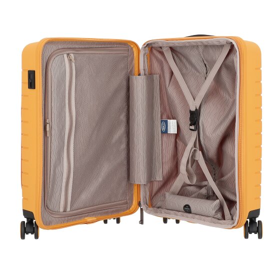 Bric's Ulisse 4 roulettes Trolley de cabine 55 cm avec soufflet d'extension