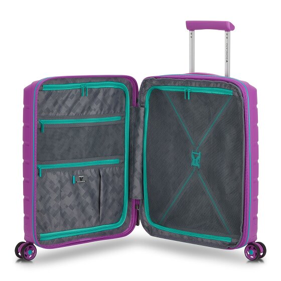 Roncato B-Flying Move 4 roulettes Trolley de cabine 55 cm avec soufflet d'extension
