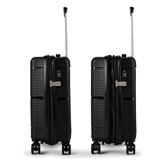 Benzi 5899 4 roues Valise cabine S 55 cm avec soufflet d'extension