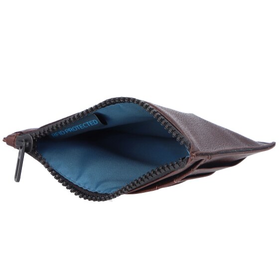Piquadro Étui en cuir pour cartes de crédit Harper 12 cm