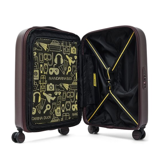 Mandarina Duck Logoduck + 4 roulettes Trolley de cabine S 55 cm