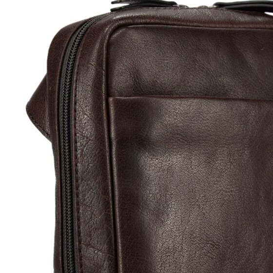 Jost Glasgow Sac à bandoulière XS Protection RFID Cuir véritable 20 cm