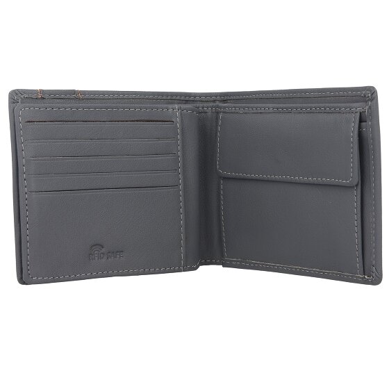 mano Don Leonardo Porte-monnaie RFID en cuir 11,5 cm