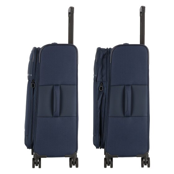 Jump Monthélys 4 roulettes Trolley 67 cm avec soufflet d'extension