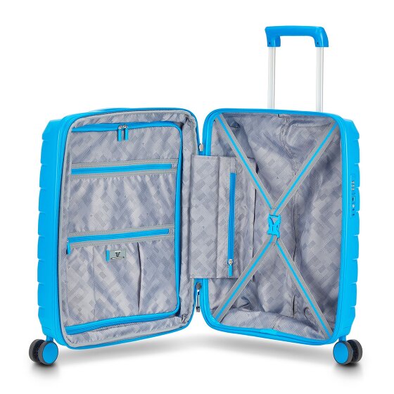 Roncato Skyline 2.0 4 roulettes Trolley de cabine 55 cm avec soufflet d'extension