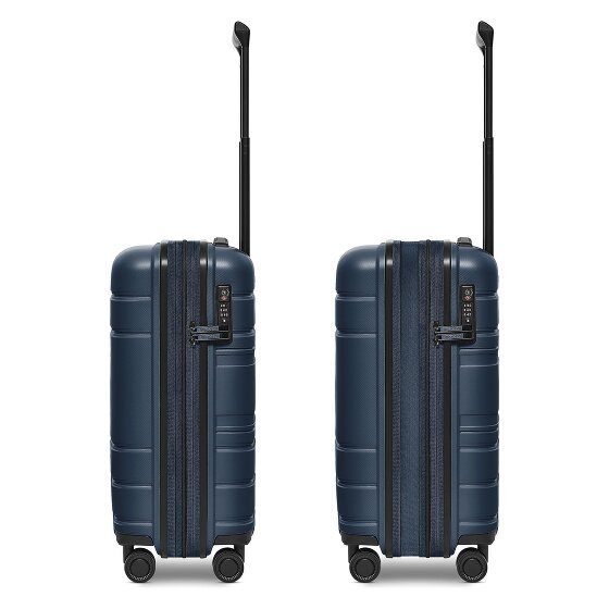 Redolz Essentials 11 4 roues Valise cabine 55 cm avec soufflet d'extension